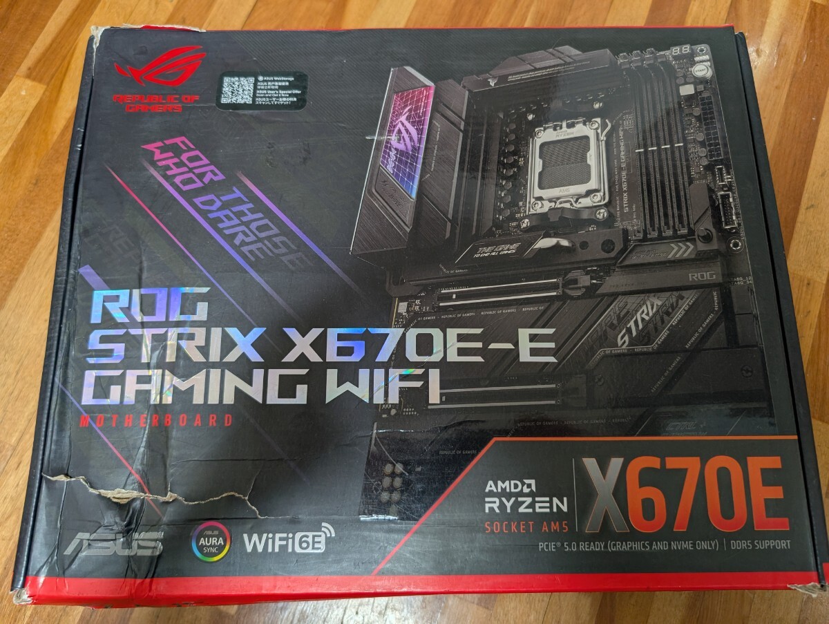 ASUS ROG STRIX X670E-E GAMING WIFI マザーボード 訳あり
