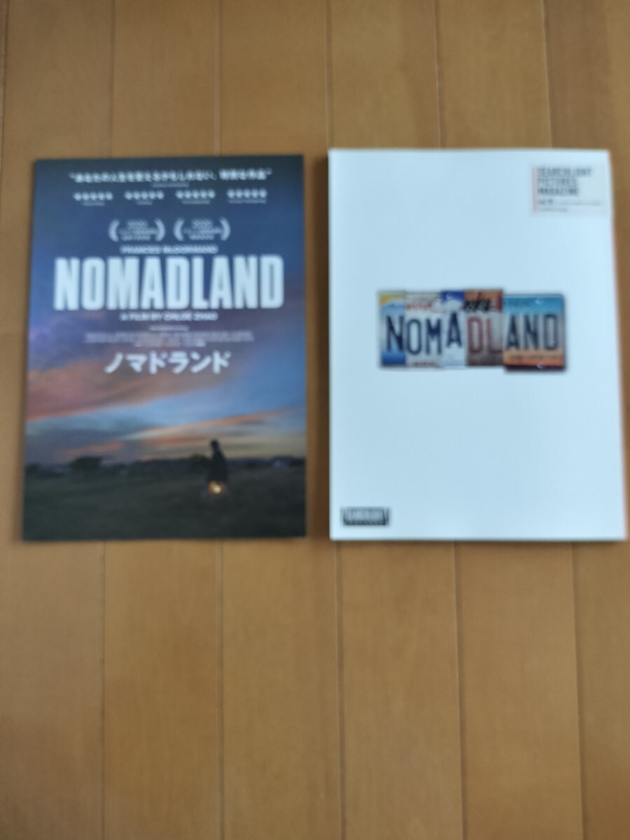 ノマドランド NOMADLAND パンフレット フランシス?マクドーマンド ジェシカ?ブルーダー クロエ?ジャオ キャンピングカー バンライフ 