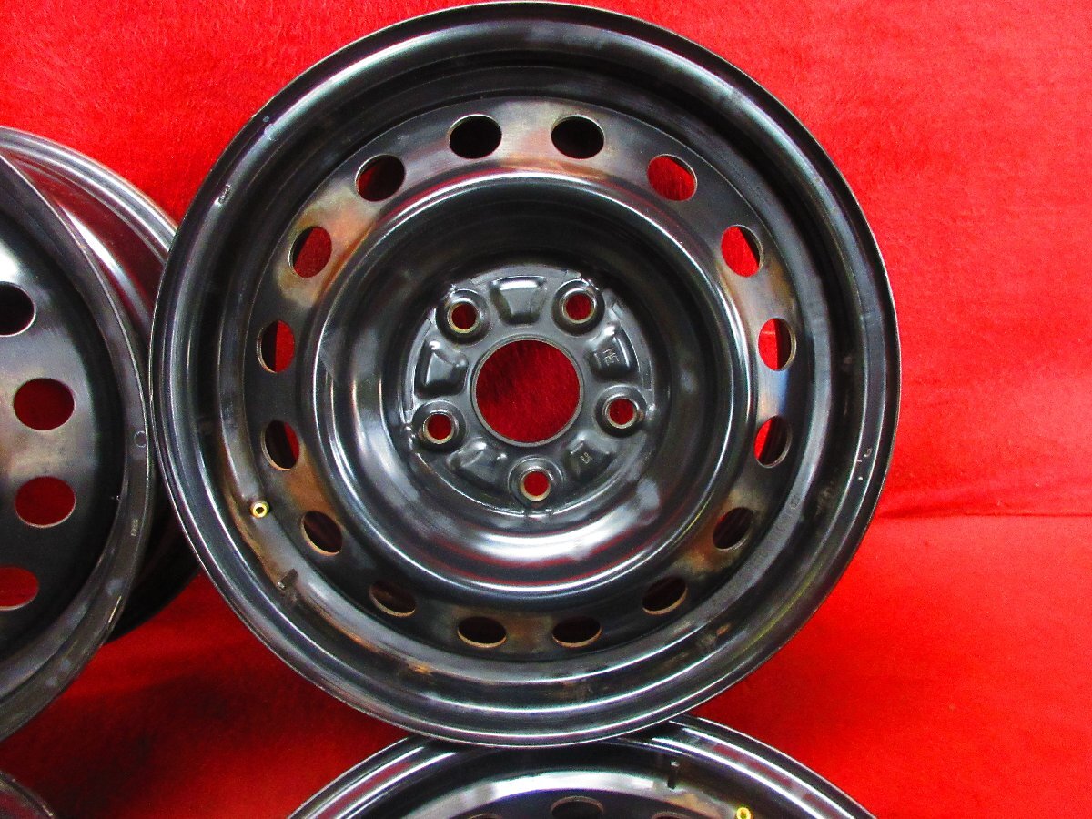 スチール ホイール 4本 トヨタ 純正 ノア ヴォクシー 15×6J 5穴 114.3 +48 ハブ60 アイシス クラウン イプサム エスティマ等◆51548H L-2_画像3