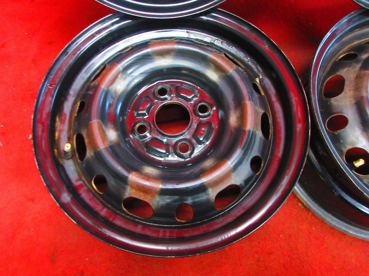 マツダ純正デミオスチールホイール 14×6J PCD100+45 ハブ径54 マツダ純正デミオスチールホイール 14×6J PCD100+45 ハブ径54