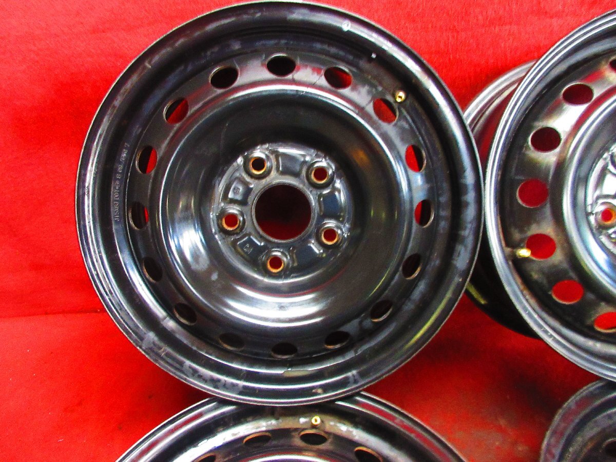 スチール ホイール 4本 トヨタ ヴォクシー ノア 60系 70系 80系 純正 15×6J 5穴 PCD 114.3 +50 ハブ径 60◆51620H-O3_画像2