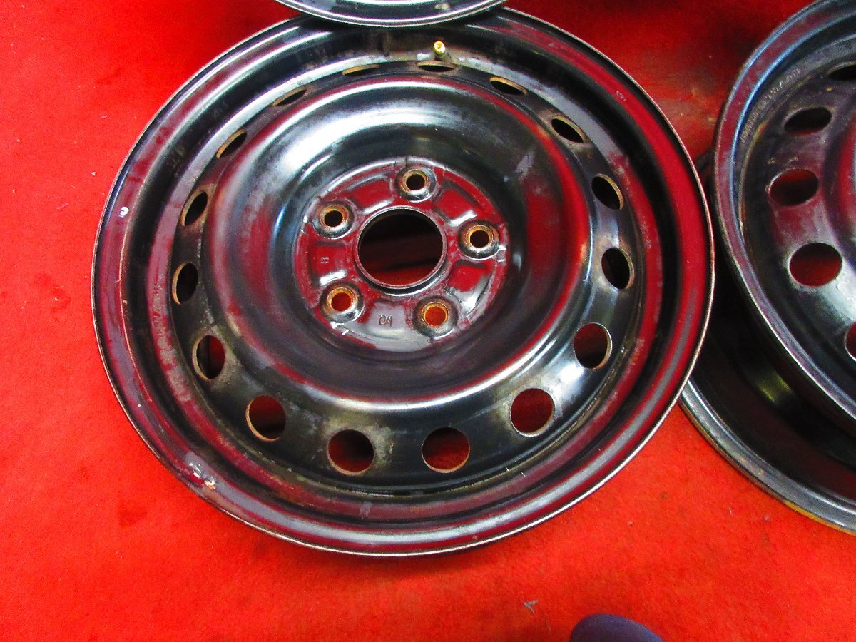 スチール ホイール 4本 トヨタ ヴォクシー ノア 60系 70系 80系 純正 15×6J 5穴 PCD 114.3 +50 ハブ径 60◆51620H-O3_画像4