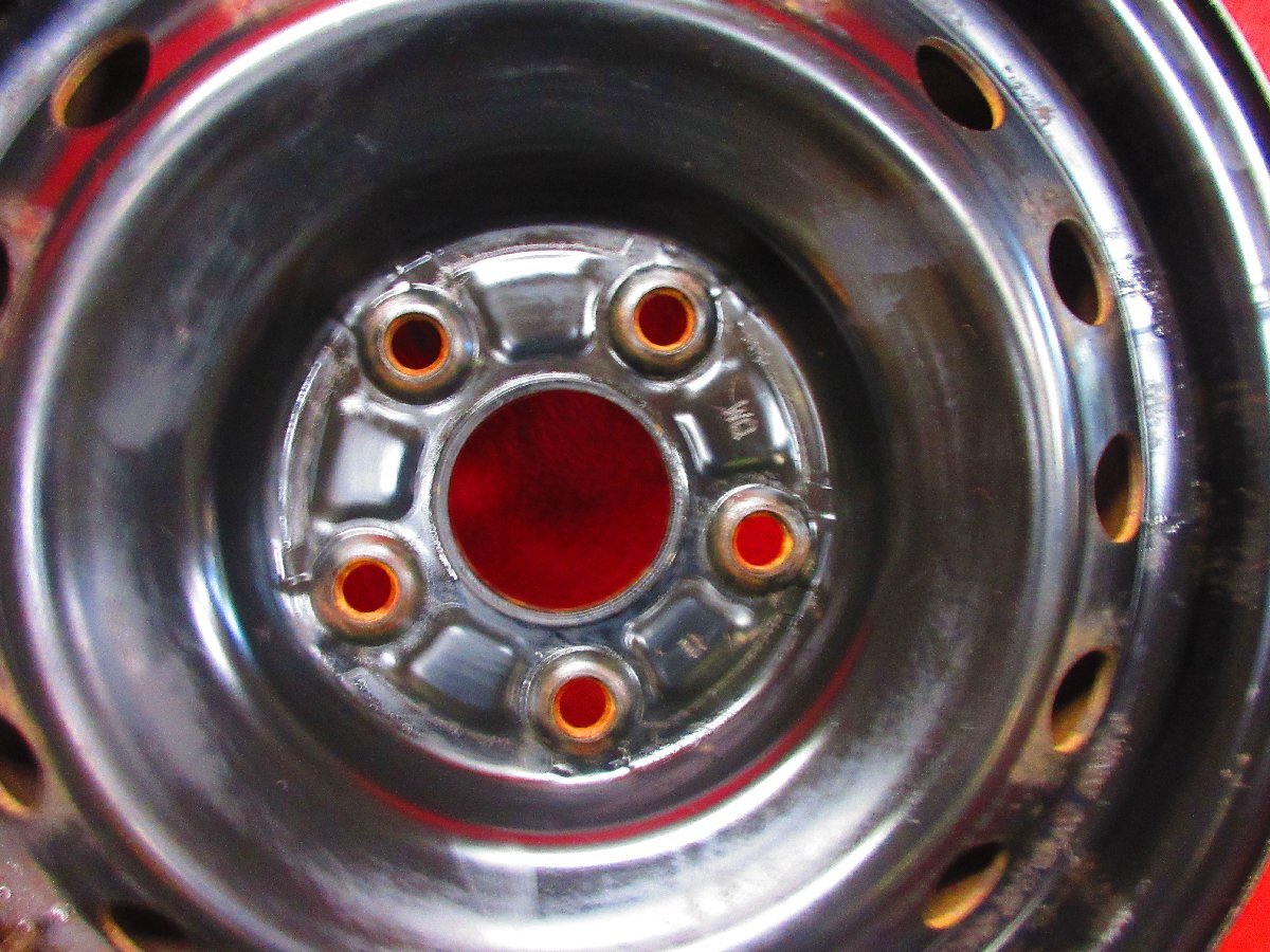 スチール ホイール 4本 トヨタ ヴォクシー ノア 60系 70系 80系 純正 15×6J 5穴 PCD 114.3 +50 ハブ径 60◆51620H-O3_画像6
