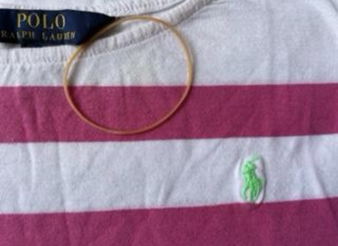 ２枚★ラルフローレン★半端袖シャツ★6/120★胸マーク刺繍★少々難★半袖Tシャツ★雙子ちゃん★半袖シャツ