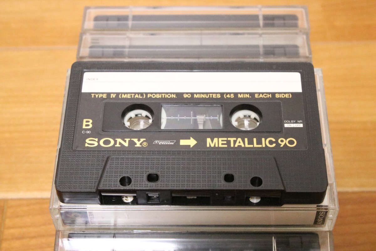 SONY - SONY メタルカセットテープ LLIC90 未開封10本 箱付 SONY - SONY メタルカセットテープ METALLIC90 未開封10本 箱付