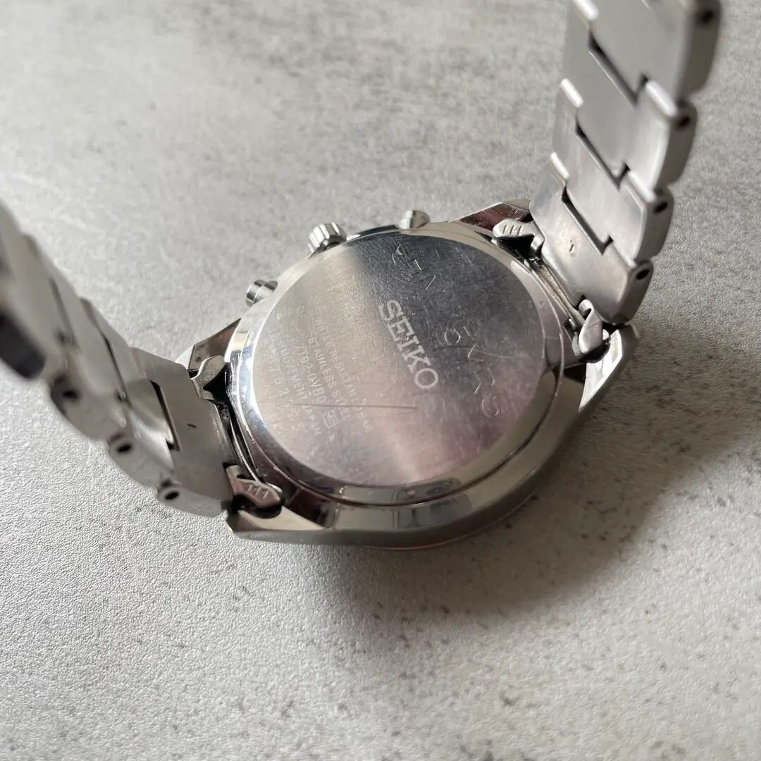 稼動品 SEIKO 逆輸入 クロノグラフ 青針 腕時計 メンズ 稼動品 SEIKO 逆輸入 クロノグラフ 青針 腕時計 メンズ|Yahoo