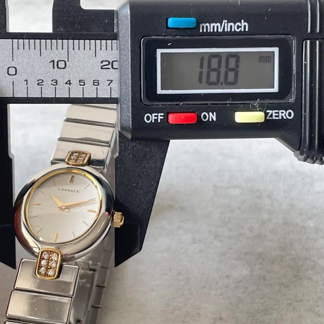 稼動品　SEIKO ラサール　18KT 12Pダイヤ　オーバル　腕時計 稼動品 SEIKO ラサール 18KT 12Pダイヤ オーバル 腕時計｜Yahoo