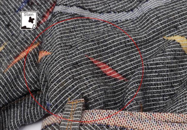 イッセイミヤケ エーポックISSEY MIYAKE A-POC ジャガードフレアトレンチコート 黒マルチ2