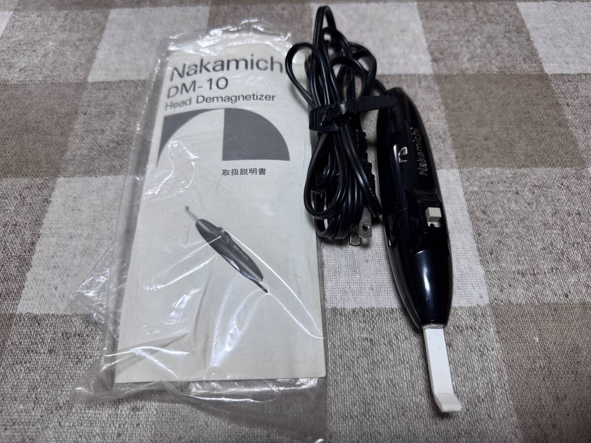 nakamichi ナカミチ DM-10 消磁器 Head Demagnetizer ヘッドマグネタイザー
