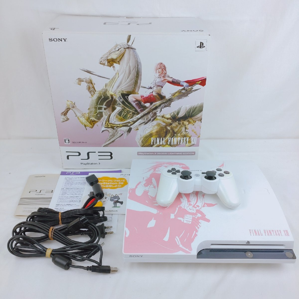 メーカー直売 - 人気ランキング PS3 CECH Ⅷ FF 本体・コントローラー EDITION LIGHTNING 250GB 家庭用ゲーム機本体