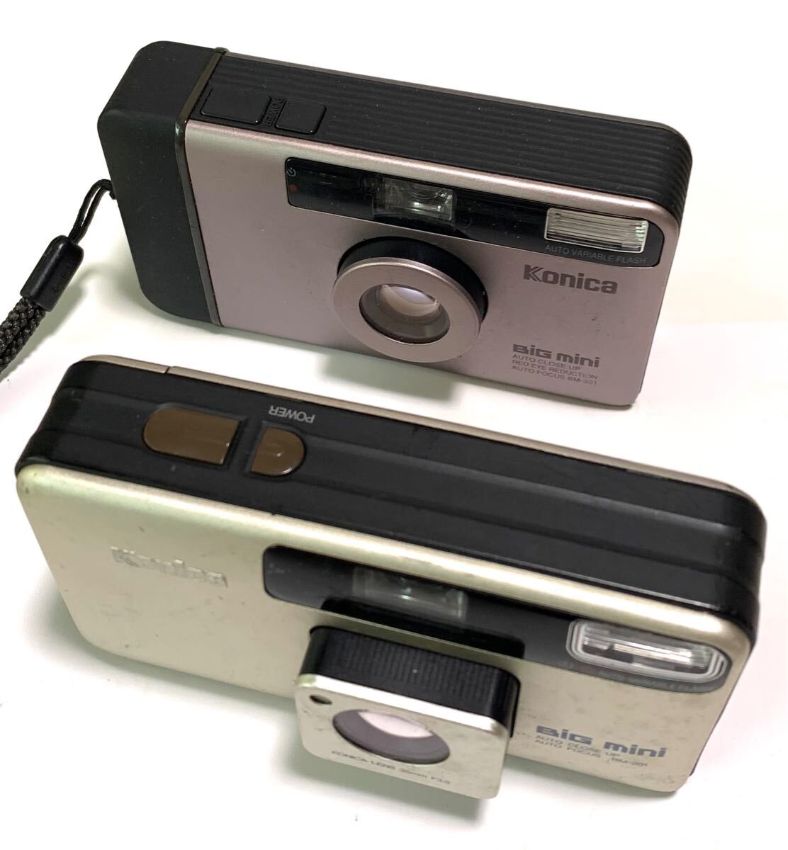 【希少】Konica BiG mini BM-201フィルムカメラ ジャンク扱い Konica Big mini BM-201フィルムカメラ 動作未確認 ジャンク