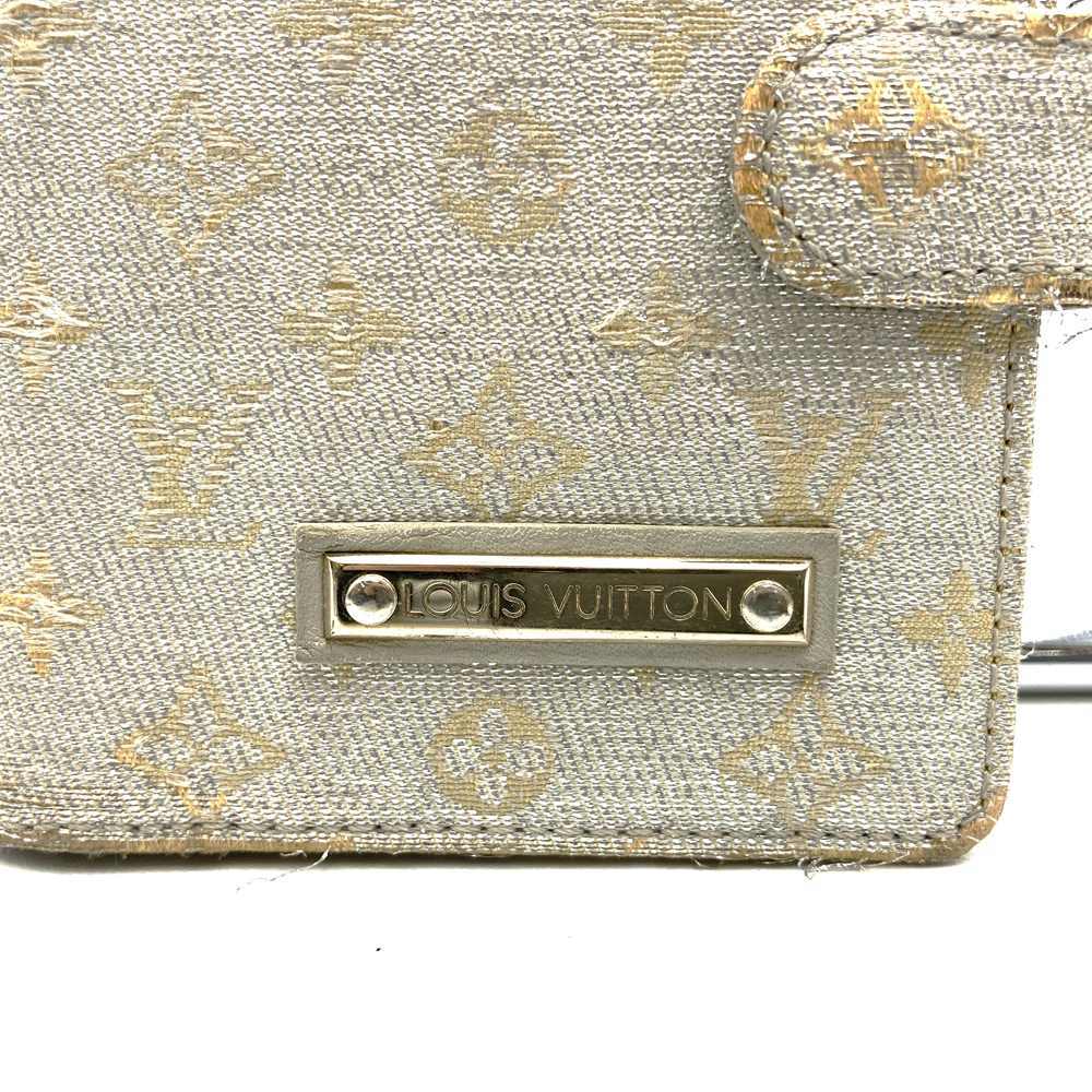 LOUIS VUITTON ルイ?ヴィトン アジェンダ?ミニ 手帳カバー カードケース シルバー モノグラム レディース メンズ ファッション小物