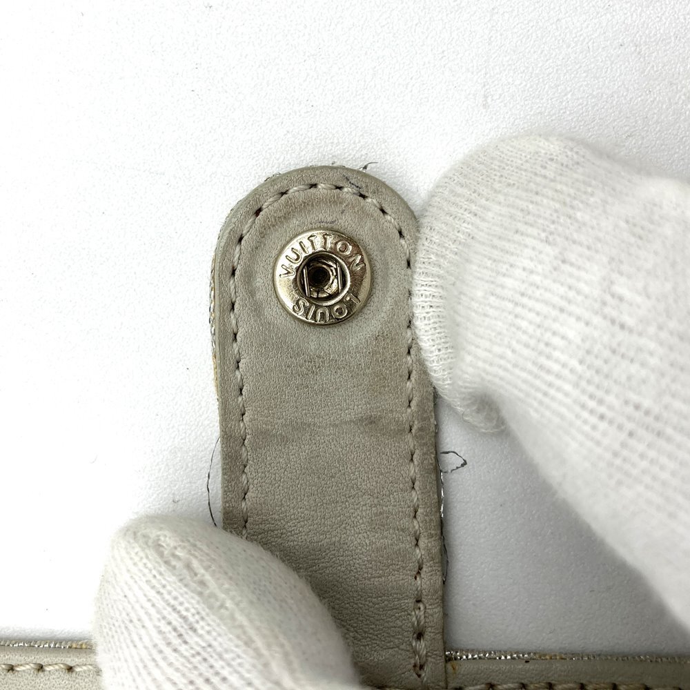 LOUIS VUITTON ルイ?ヴィトン アジェンダ?ミニ 手帳カバー カードケース シルバー モノグラム レディース メンズ ファッション小物