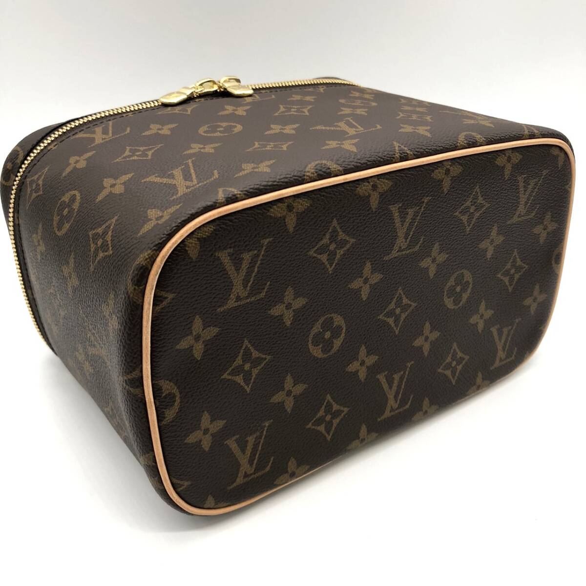 5％OFF!!!セール【6/11まで】LOUIS VUITTON ルイ?ヴィトン ニースBB M42265 バニティバッグ メイクBOX 化粧ポーチ ブラウン 茶