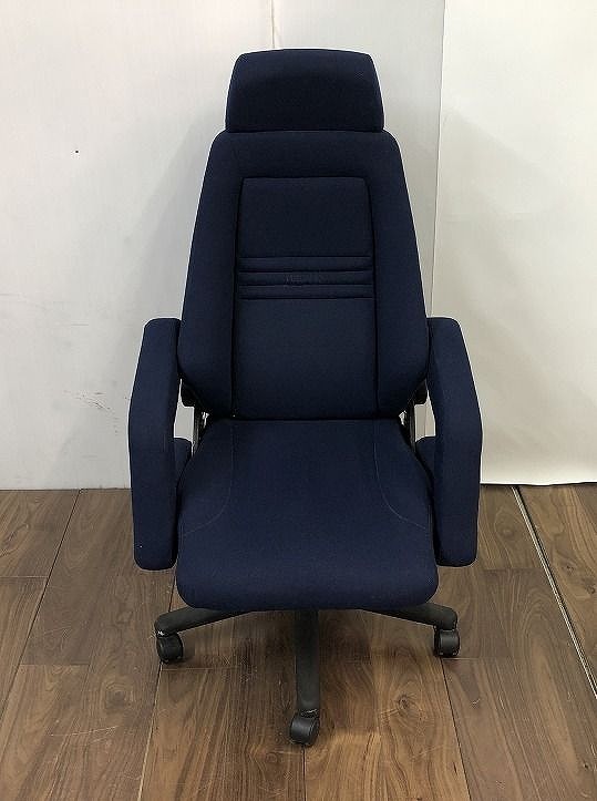 RECARO レカロ オフィスチェア 幅70×奧行75×高さ121cm ジャンク 直接お渡し歓迎 HHK679635八