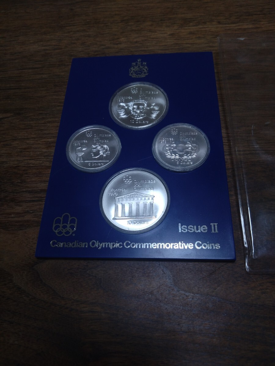 日本未入荷 第21回オリンピック モントリオール大会 記念銀貨4枚(北アメリカ オリンピック