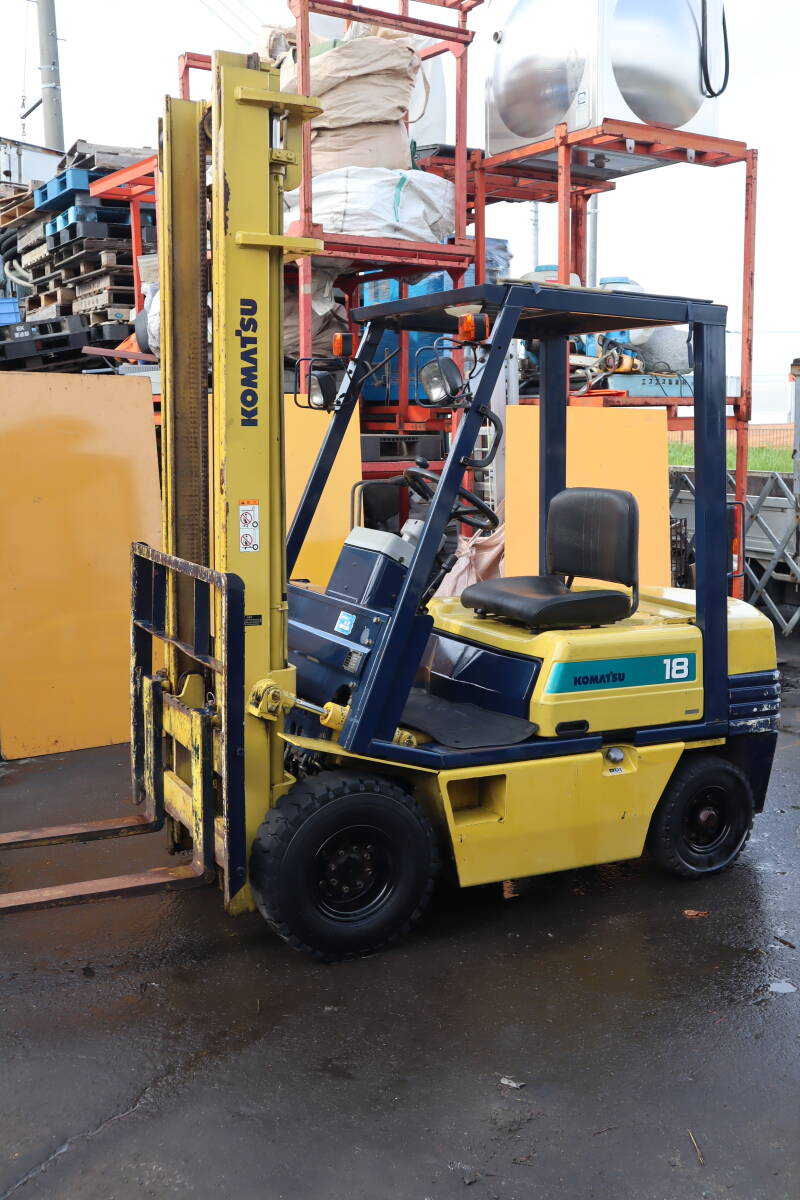 KOMATSU вильчатый подъемник 1.8 тонн FG18C-15 бензин для High Mast рабочее состояние подтверждено блиц-цена 
