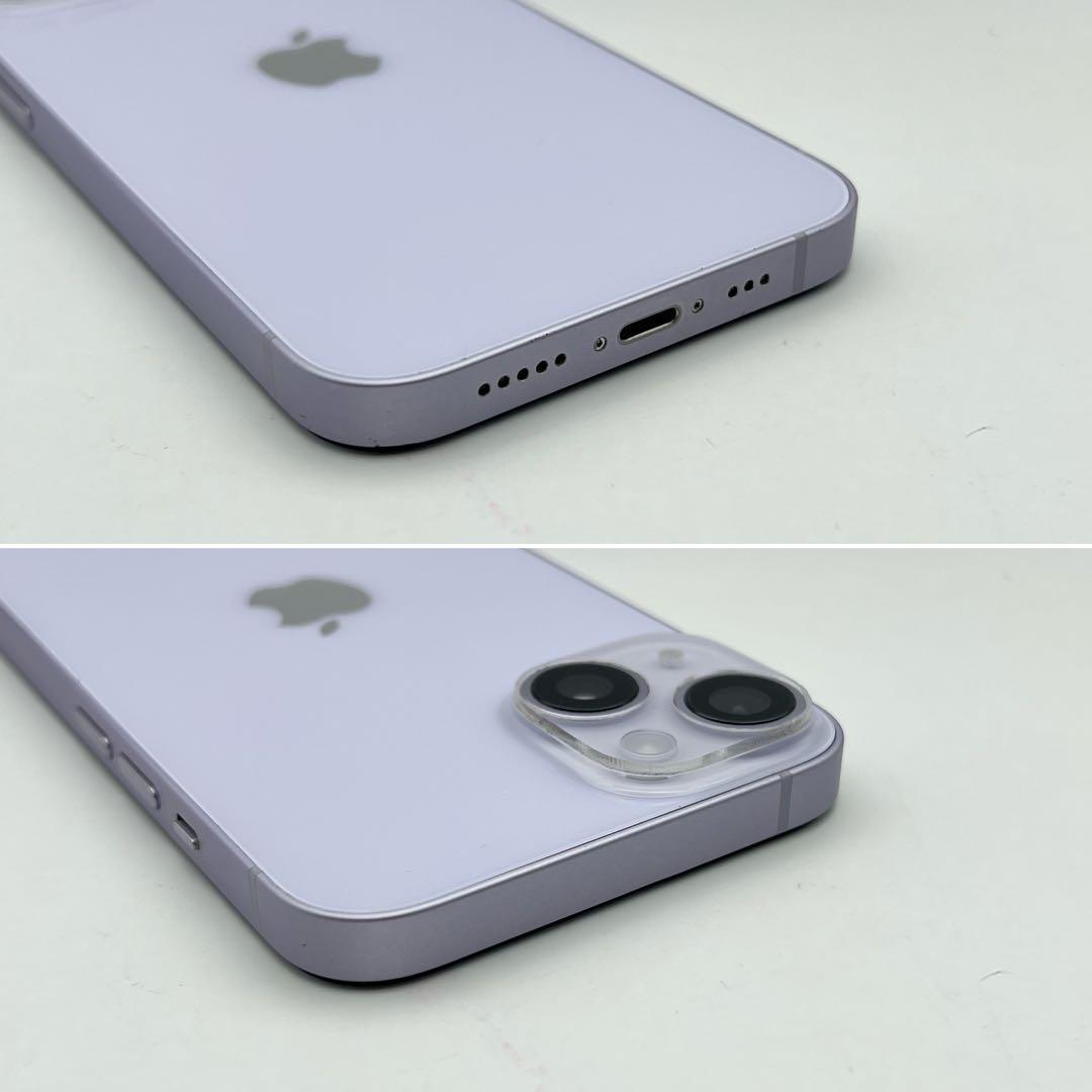 電池新品 iphone 14 128GB パープル 本体 SIMフリー 完動品 電池新品 iphone 14 128GB パープル 本体 SIMフリー 完動品