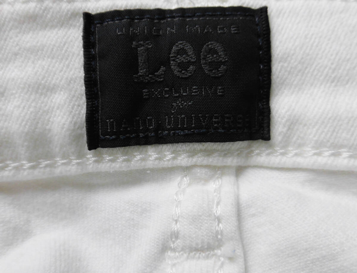 Λ LEE Lee × NANO UNIVERSE Nano Universe белый Denim шорты шорты L 96004