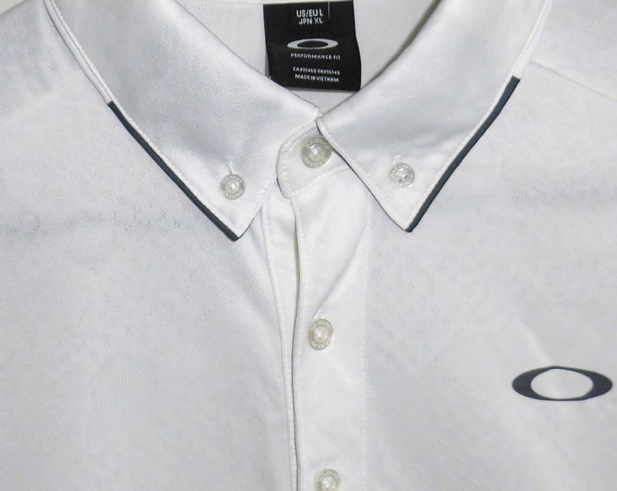 Λ美品 OAKLEY オークリー Enhance Technical Polo エンハンステクニカルポロ ポロシャツ XL 434385JP