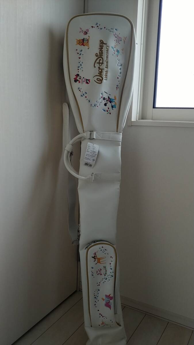 ディズニークラブケース 白 110周年 ミッキー、ミニー、ドナルド、ダンボ 46インチ可 5-6本_画像1