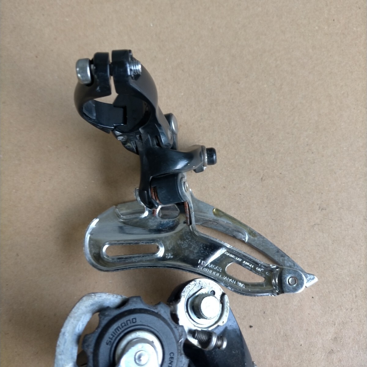 ②【90s☆ビンテージ】SHIMANO DEORE LX 前後ディレーラー 90s☆ビンテージ】SHIMANO DEORE LX 前後ディレーラー FD-M563