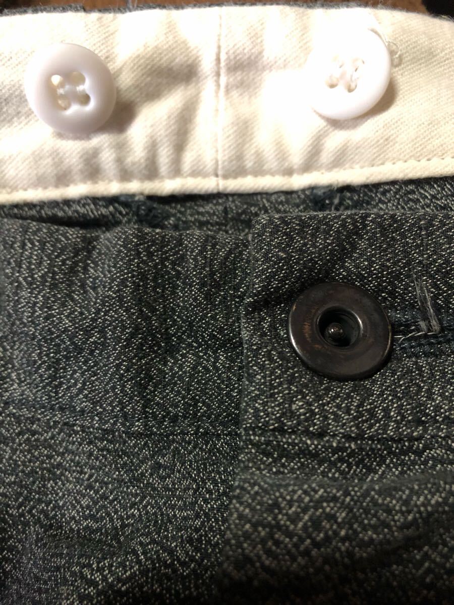 8HOUR UNION JOE McCOY&Co. ワークパンツ W30 エイトアワーユニオン ジョーマッコイ リアルマッコイズ SALT AND PEPPER CHAMBRAY