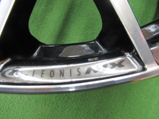 ★3174AMZ WEDS レオニス MX 20×8.5J 5/114.3 +45 ウェッズ 20インチアルミホイール 中古 4本_画像7