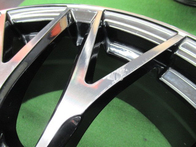 ★3174AMZ WEDS レオニス MX 20×8.5J 5/114.3 +45 ウェッズ 20インチアルミホイール 中古 4本_画像4