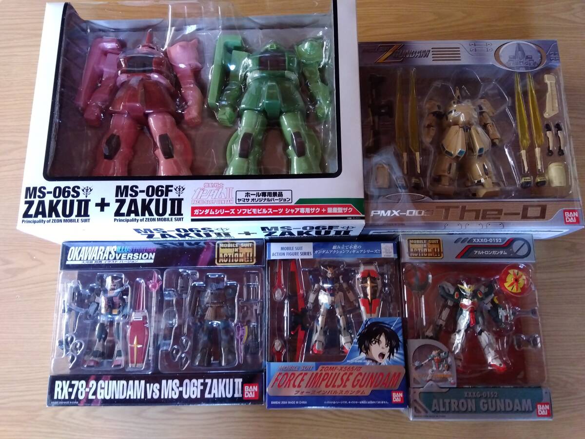 ガンダムフィギュア　モビルスーツインアクション　MIA他 5箱セット未使用未開封品