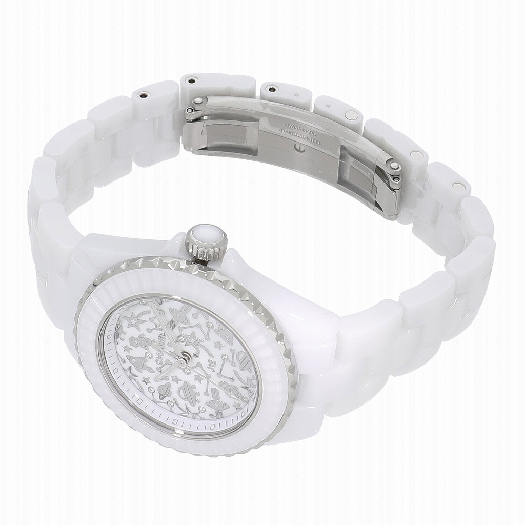 [新品]シャネル J12 コズミック 33MM ホワイト×ダイヤモンド H7990 レディース 送料無料 腕時計