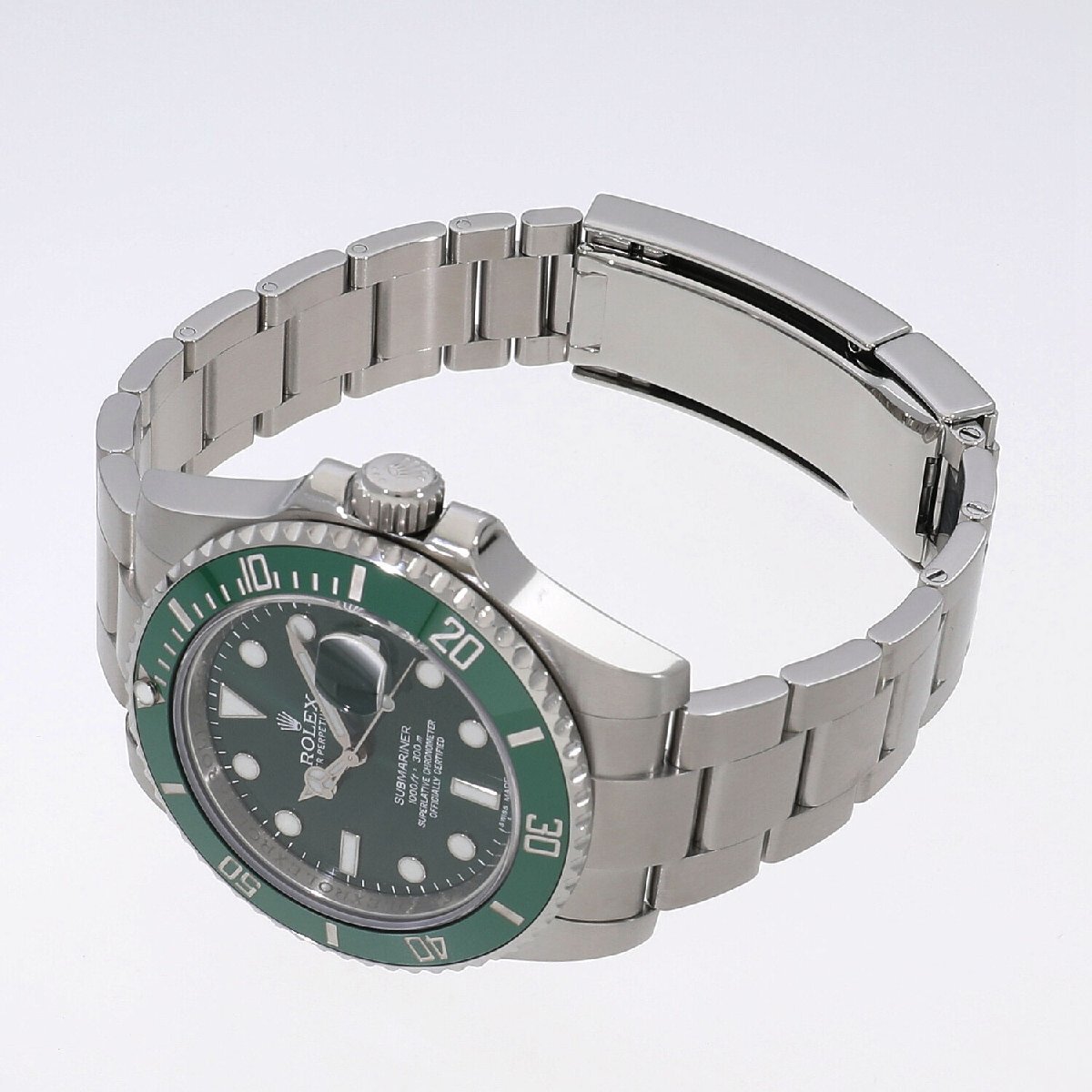 [中古]ロレックス サブマリーナー デイト 116610LV グリーン メンズ 送料無料 腕時(shí)計(jì)【PD】