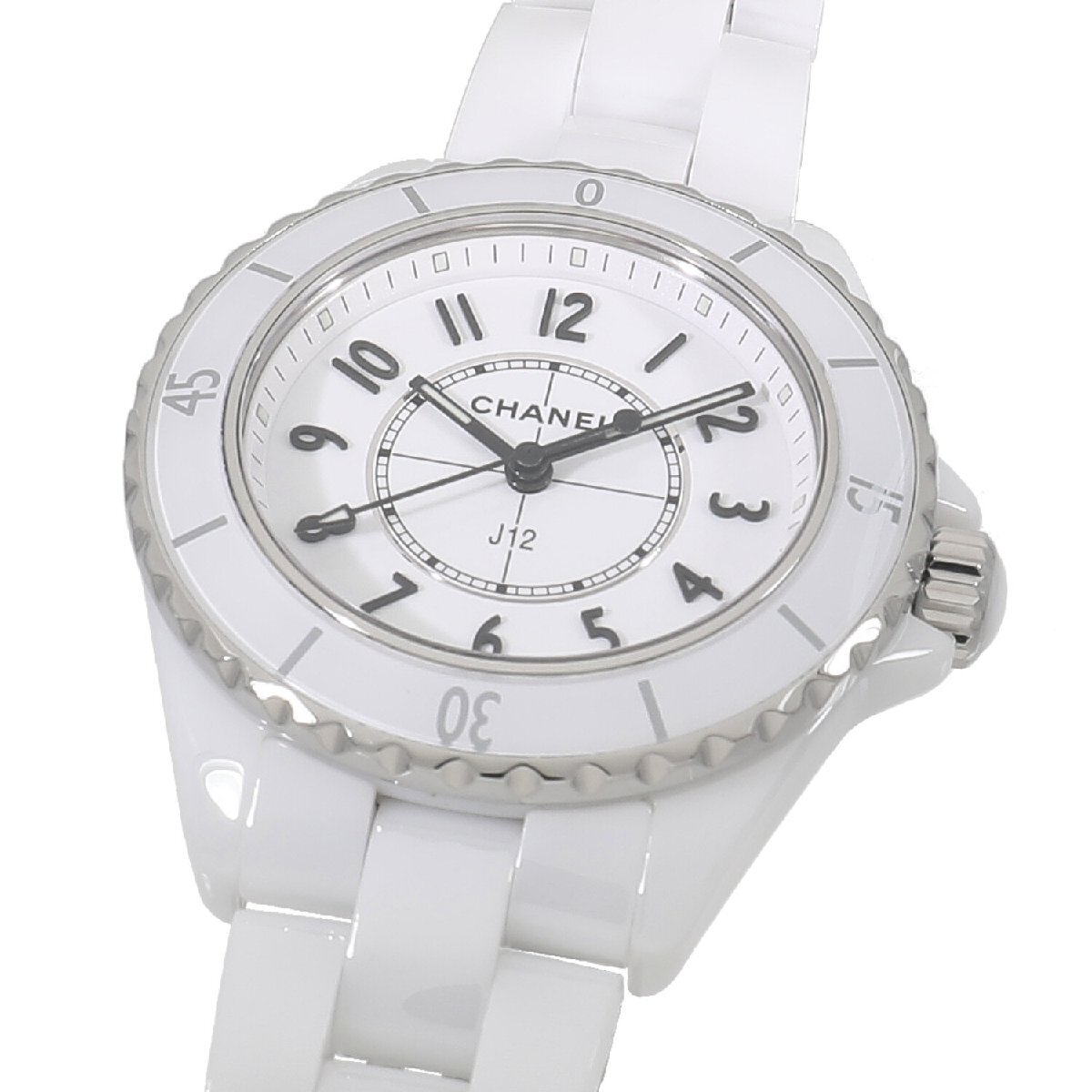 [中古]シャネル J12 33MM H5698 ホワイト レディース 送料無料 腕時計