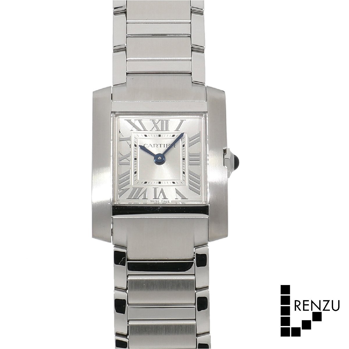 [ новый товар ] Cartier Tank Francaise SM серебряный WSTA0065 женский бесплатная доставка наручные часы 