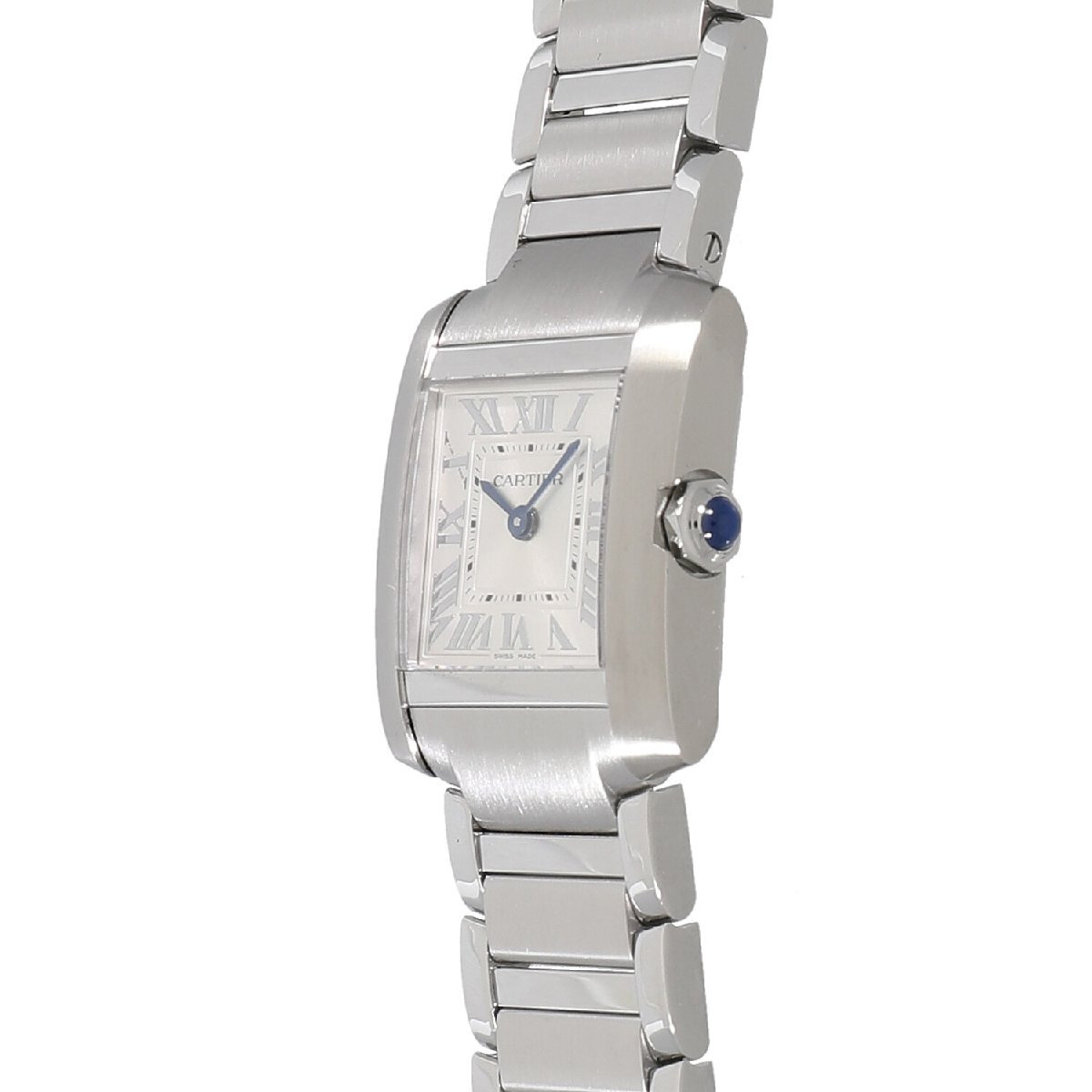 [ новый товар ] Cartier Tank Francaise SM серебряный WSTA0065 женский бесплатная доставка наручные часы 
