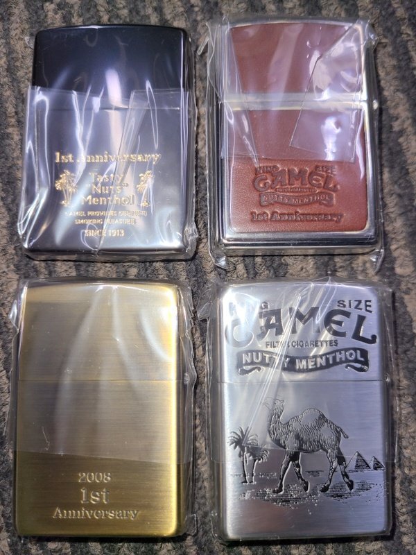 未使用品】ZIPPO Camel 2008 1st Anniversary COMPLETE BOX No