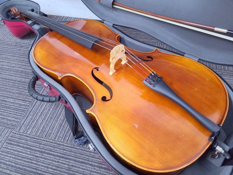 ANTON PRELL #II 2010 チェロ アントンプレル 全長約123cm ケース付 1円~　Y8302+