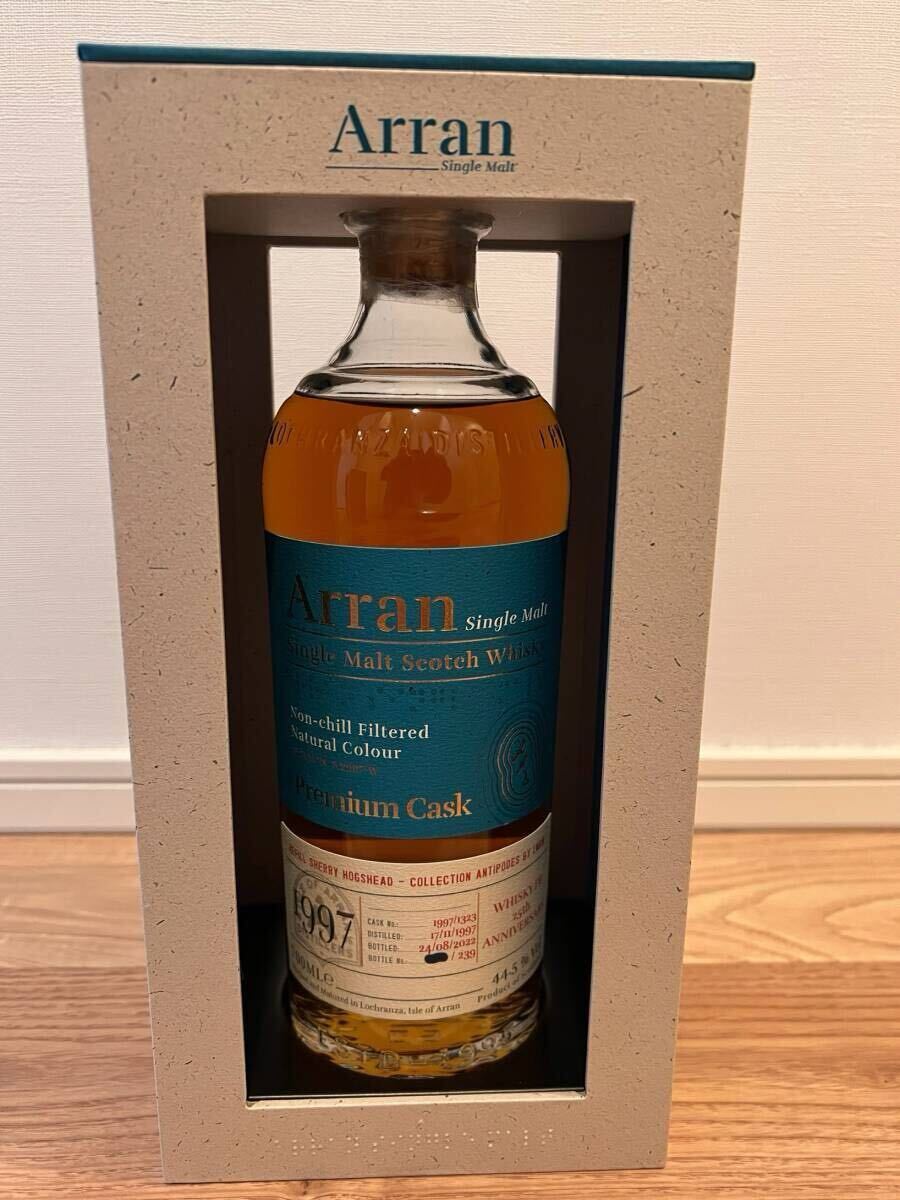 アラン プレミアムカスク 1997年 ラ?メゾン?ド?ウイスキー25周年記念ボトル シェリーホグスヘッド Arran シングルカスク シングルモルト