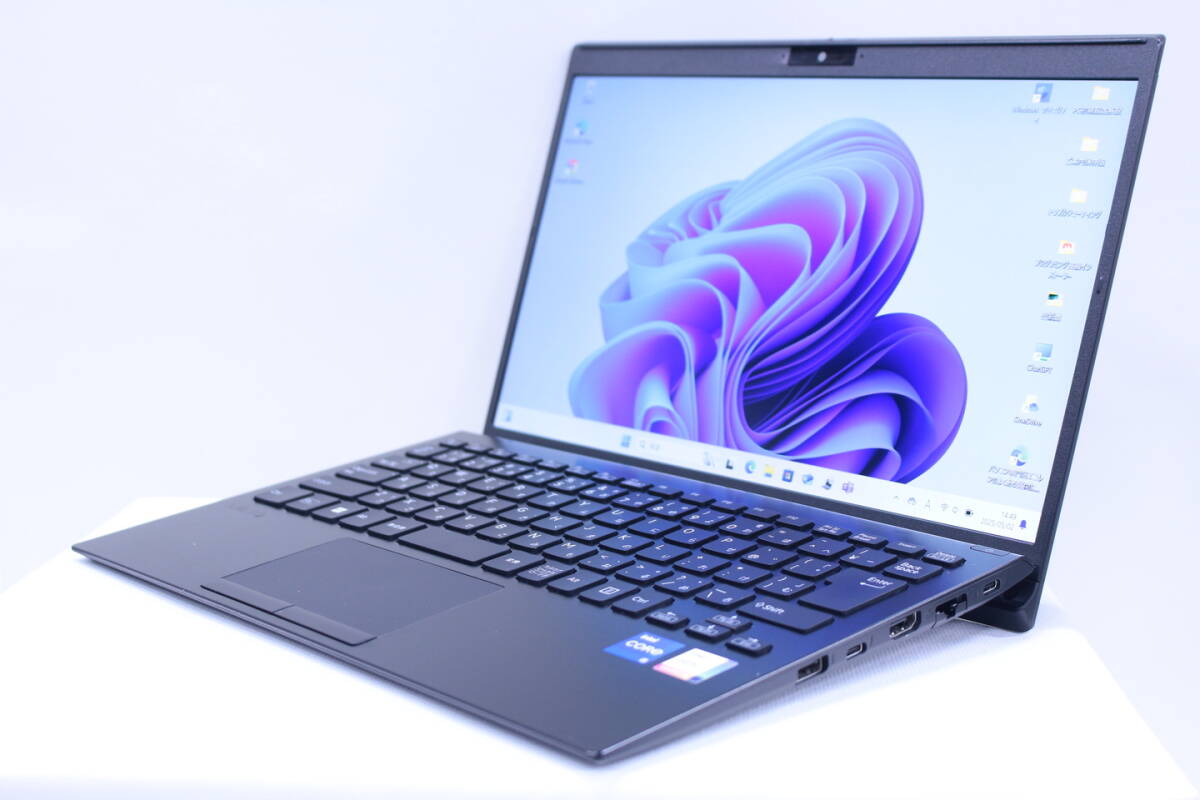 即配 2022年発売 12世代Corei5 16GBメモリ バッテリー良好 高性能 VAIO Pro PG VJPG214 i5-1235U NVMeSSD256GB 13.3インチFHD Wi-Fi6 Win11