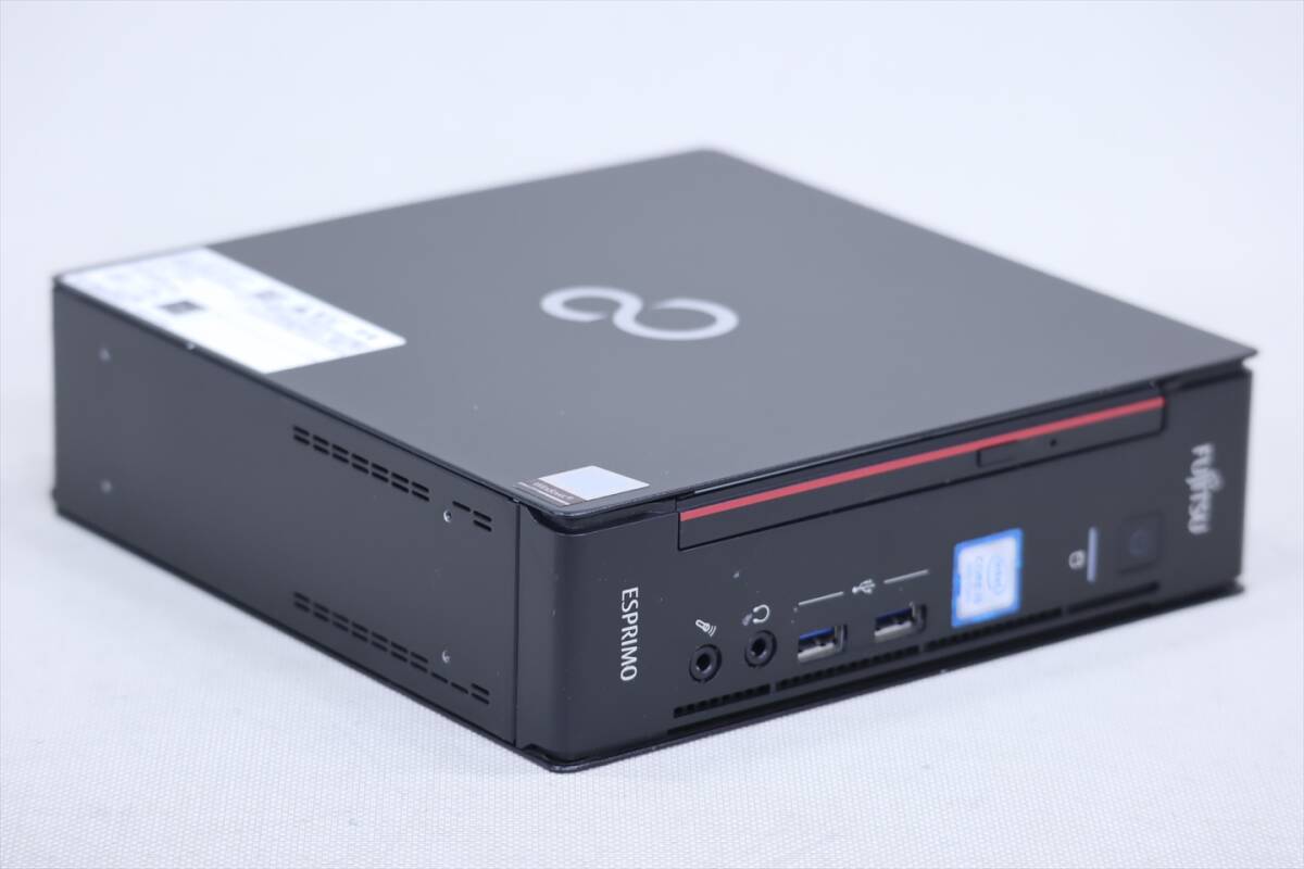 1円～ Windows11 省スペース デスクトップPC 富士通 ESPRIMO Q558/B i5-9500T RAM8GB SSD256GB 2019年制 DVDドライブ