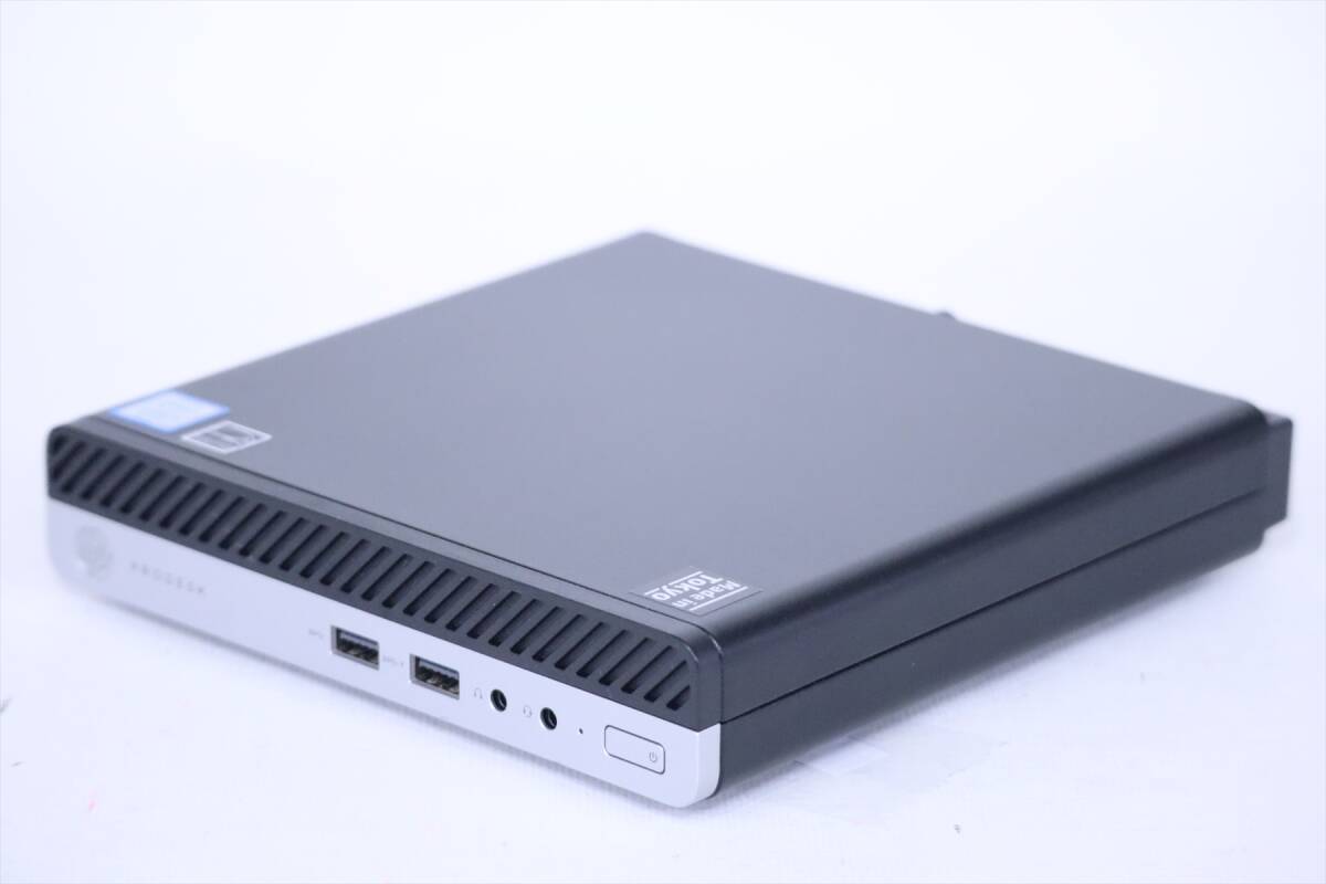 1円～ 美品 Windows11 Office2019 8世代Corei5 省スペース デスクトップ HP ProDesk 400 G4 DM i5-8500T RAM8GB SSD256GB