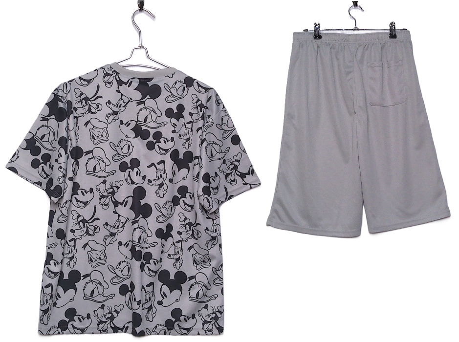 即決■★Disney★■ミッキーマウス・ドライTシャツ＋パンツ SIZE=L