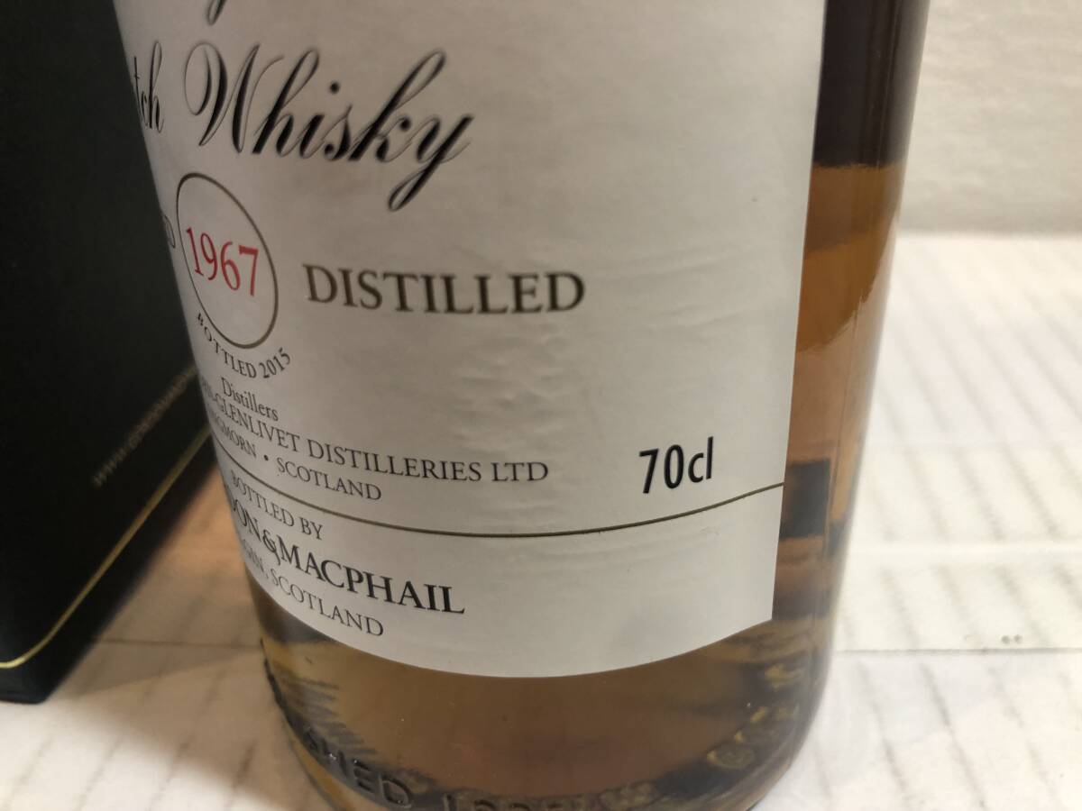 60年代希少ボトル！ロングモーン1967／48年 (1967~2015) 43%700ml ゴードン&マクファイル／LONGMORN 1967 AGED 48 YEARS GORDON&MACPHAIL