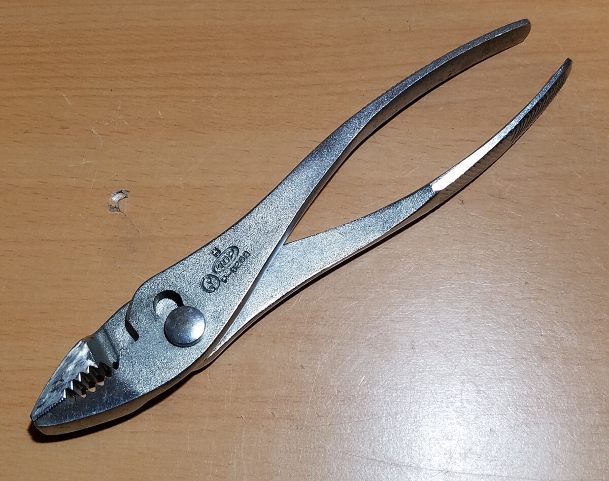 247-5 TOP 200mm コンビネーションプライヤー P-0200 中古品 トップ工業(yè)