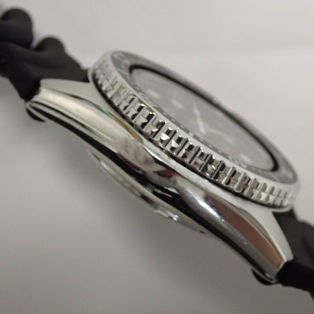 Th988081 セイコー 腕時計 ダイバーズ 200ｍ 7S26-0030 SKX013 自動巻 SS ラバー デイデイト ブラック文字盤 メンズ SEIKO 中古