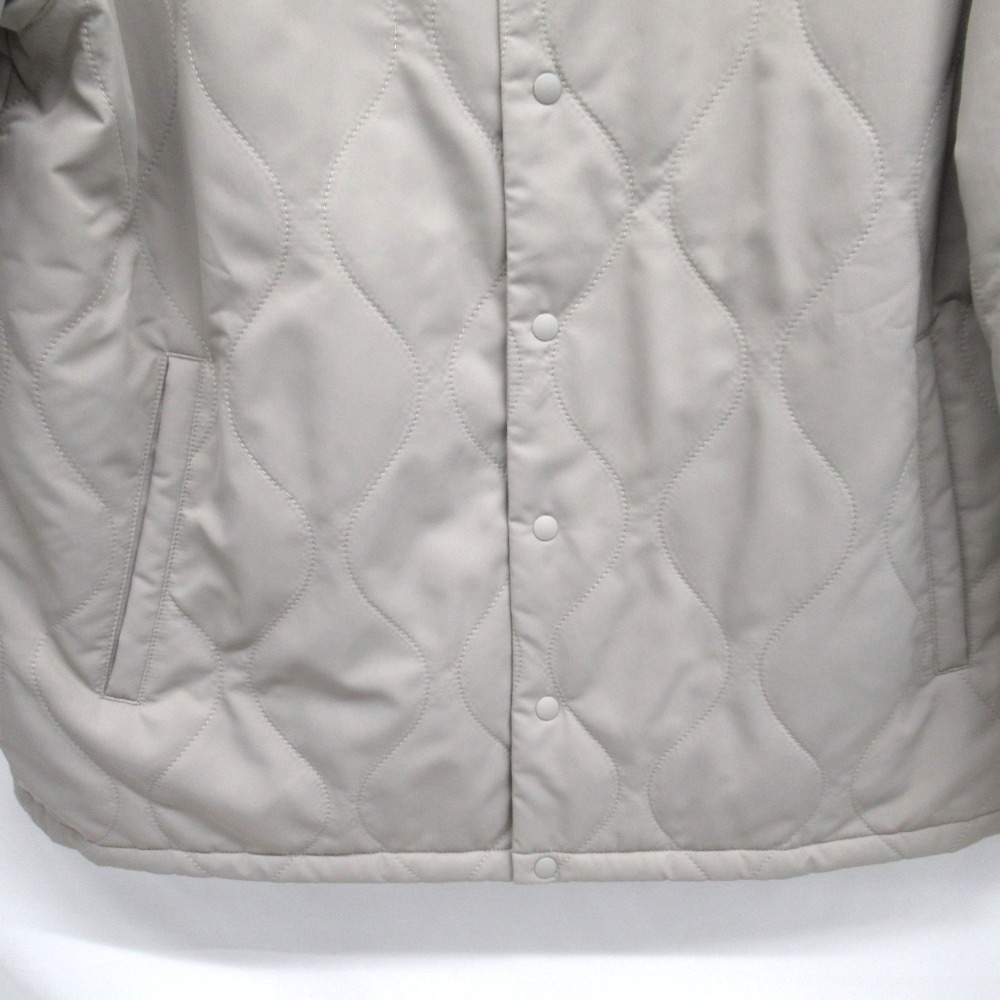 KR228601 ニューバランス ジャケット パデッドカーディガン AM35170 グレー系 #L ユニセックス NEW BALANCE 中古