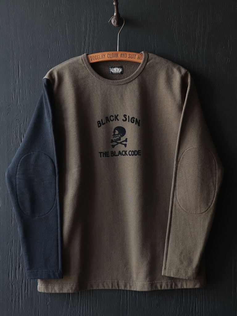 新品!BLACK SIGN(ブラックサイン)BS Commando Training Shirt スウェット SoldierG 38 M ROCKABILLY(ロカビリー)VINTAGE(ヴィンテージ)40's