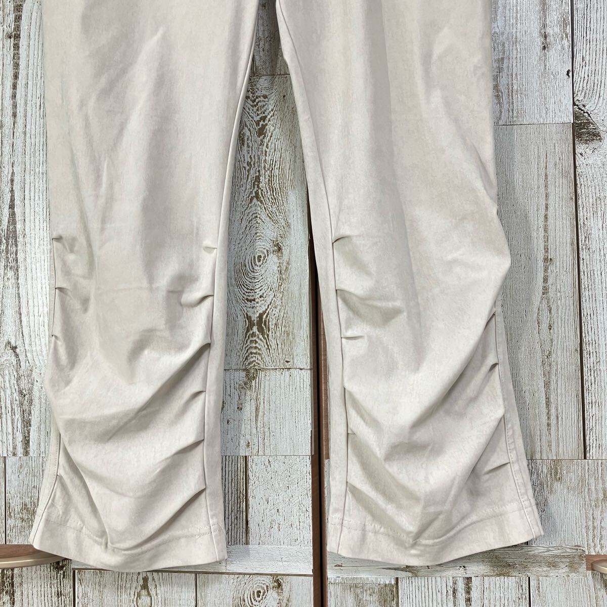 ☆GIANNI LO GIUDICE ジャンニロジュディチェ☆日本制☆美品☆ストレッチパンツ アンクル クロップド [42] XL ライトグレー m5092