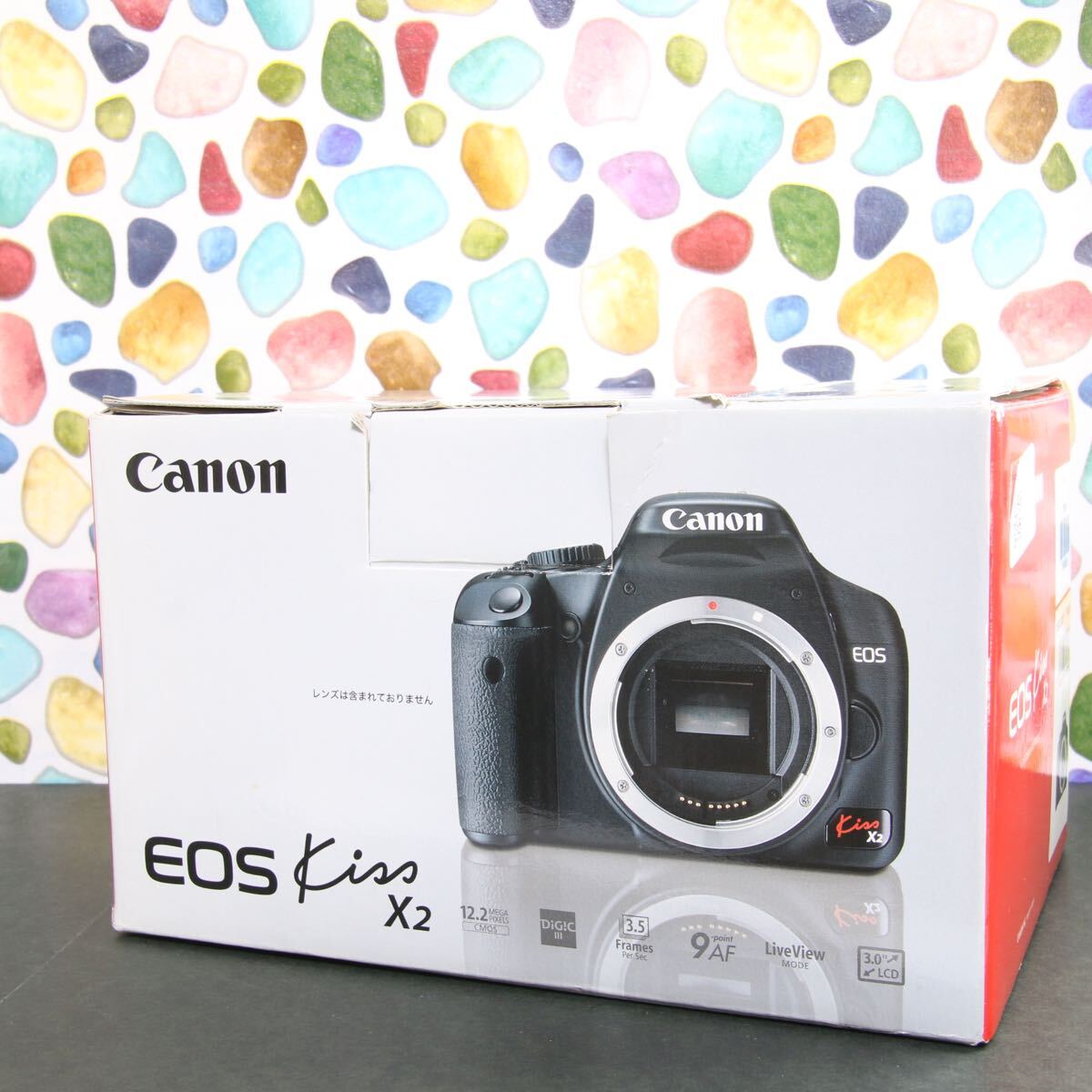 ♥︎◇付属品多数 ◇Canon KISS X2 ◇はじめての一眼レフ ◇手振れ補正 N】 付属品多数 Canon KISS X2 はじめての一眼レフ 手振れ補正
