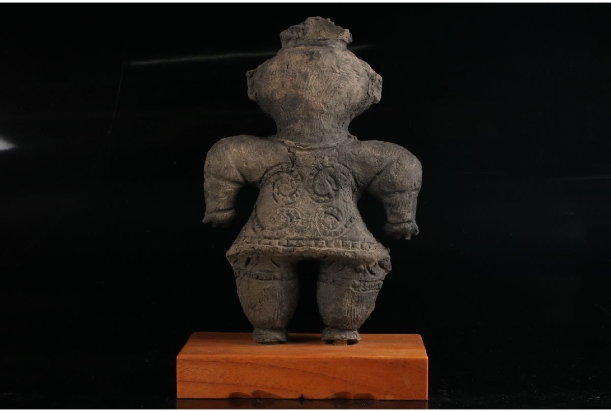 URA]中空大土偶/全長約28cm/4-4-220 (検索)骨董/中空土偶/出土品
